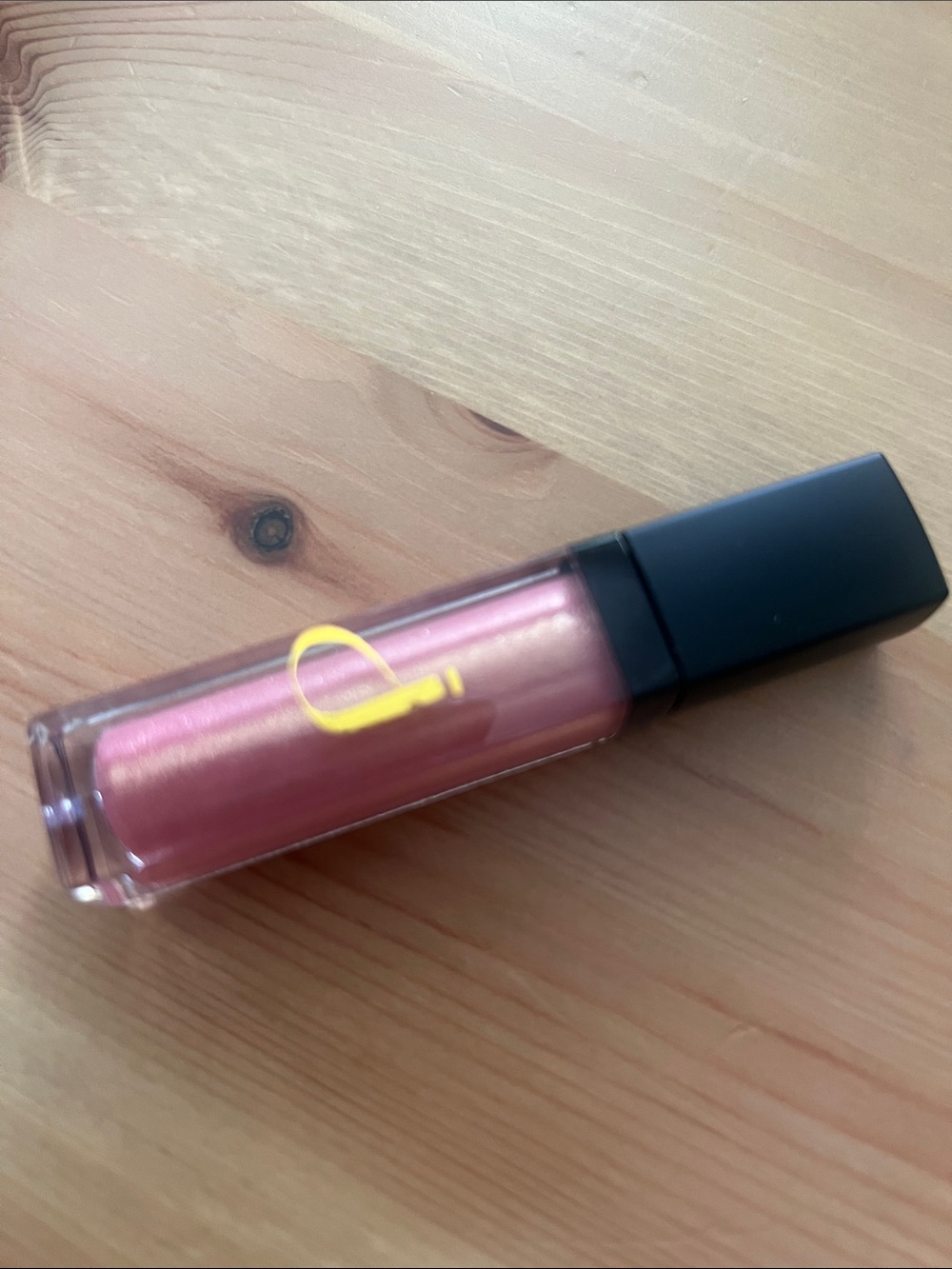 Sheer Shimmery Pink Lip Gloss — Lightweight Gloss in Pink